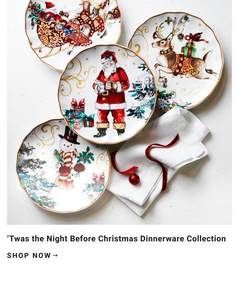 Twas the Night Before Christmas Dinnerware Collection